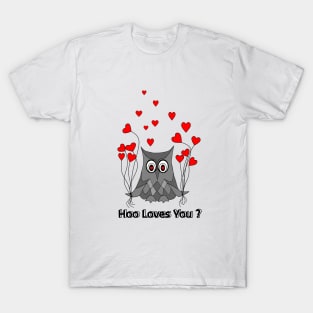 VALENTINES Day Owl T-Shirt